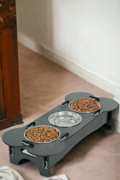 Pandogo Kedi Mama Su Kabı Siyah Renk Model 3