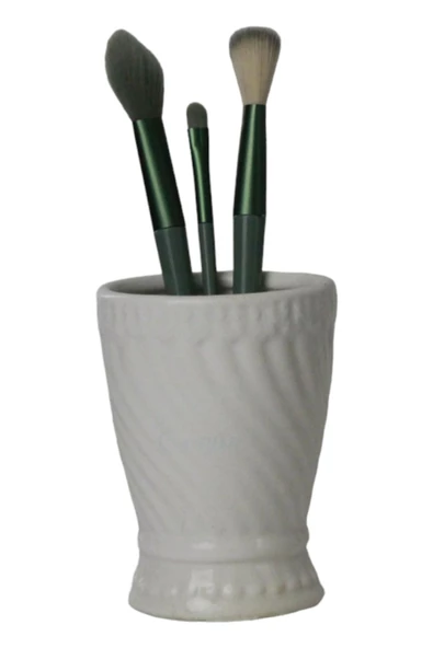 Evene Makyaj Organizeri Makyaj Fırçalığı Makyaj Organizer Düzenleyici Beyaz Renk Model 14 ürün görseli 1