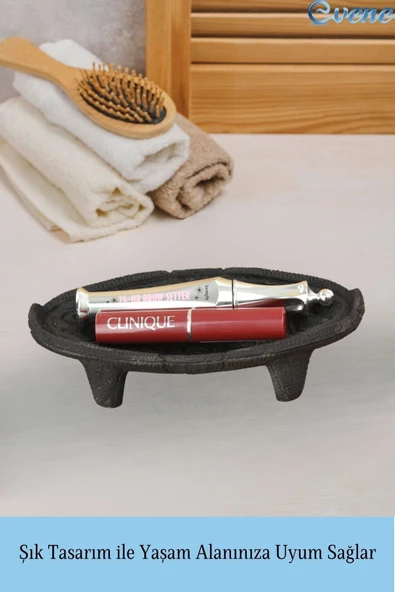 Evene Makyaj Organizeri Siyah Kozmetik Makyaj Düzenleyici Model 7 - Resim 4