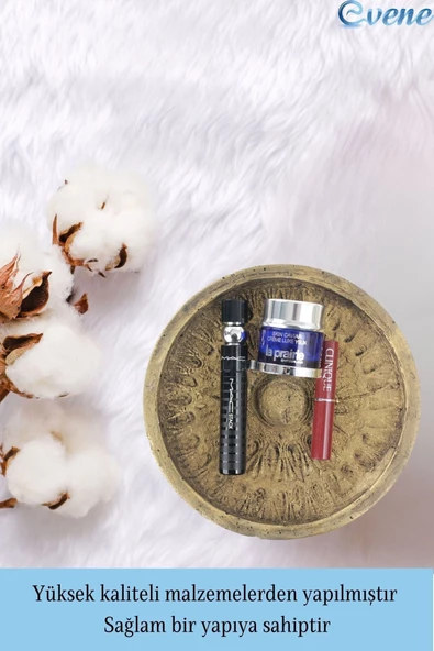 Evene Makyaj Organizeri Altın Eskitme Renk Kozmetik Makyaj Düzenleyici Model 6 - Resim 3