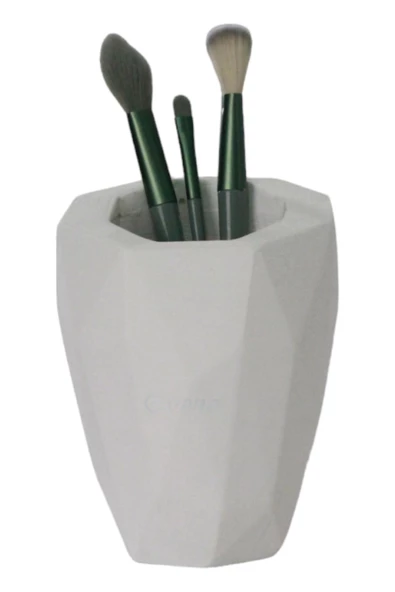 Evene Makyaj Organizeri Makyaj Fırçalığı Makyaj Organizer Düzenleyici Beyaz Renk Model 19 ürün görseli 1