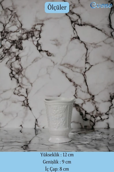 Evene Makyaj Organizeri Makyaj Fırçalığı  Düzenleyici Beyaz Renk Model 9 - Resim 2