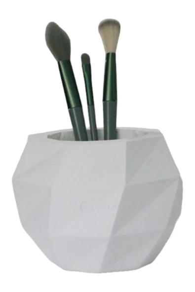 Evene Makyaj Organizeri Makyaj Fırçalığı Makyaj Organizer Düzenleyici Beyaz Renk Model 20 ürün görseli 1