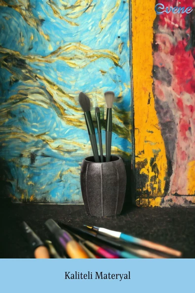 Evene Makyaj Organizeri Makyaj Fırçalığı Makyaj Organizer Düzenleyici Gümüş Eskitme Renk Model 13 - Resim 4