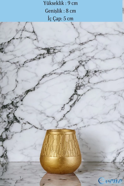 Evene Makyaj Organizeri Makyaj Fırçalığı Makyaj Organizer Düzenleyici Altın Renk Model 3 - Resim 2