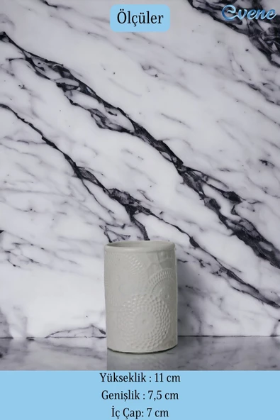 Evene Makyaj Organizeri Makyaj Fırçalığı Makyaj Organizer Düzenleyici Beyaz Renk Model 12 - Resim 2