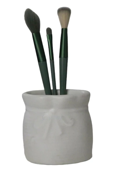 Evene Makyaj Organizeri Makyaj Fırçalığı Makyaj Organizer Düzenleyici Beyaz Renk Model 8 ürün görseli 1