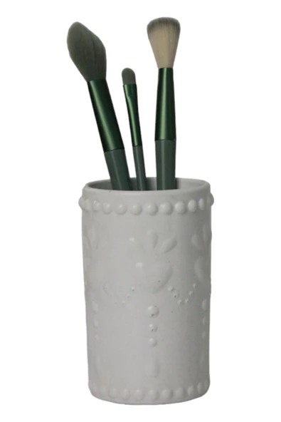 Evene Makyaj Organizeri Makyaj Fırçalığı Makyaj Organizer Düzenleyici Beyaz Renk Model 10 ürün görseli 1