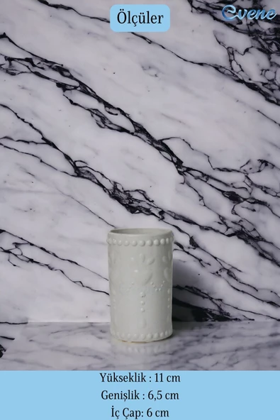 Evene Makyaj Organizeri Makyaj Fırçalığı Makyaj Organizer Düzenleyici Beyaz Renk Model 10 - Resim 2