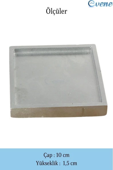 Evene Makyaj Organizeri Gümüş Renk Kozmetik Makyaj Düzenleyici Dörtgen Model - Resim 2