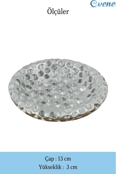 Evene Makyaj Organizeri Gümüş Renk Kozmetik Makyaj Düzenleyici Baloncuklu Model - Resim 2