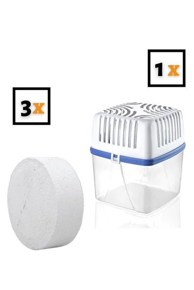 Viselia Nem Alıcı Set 1 Cihaz Ve 3 Adet Yedek Tablet Rutubet Giderici Önleyici Küf Engelleyici - Resim 2