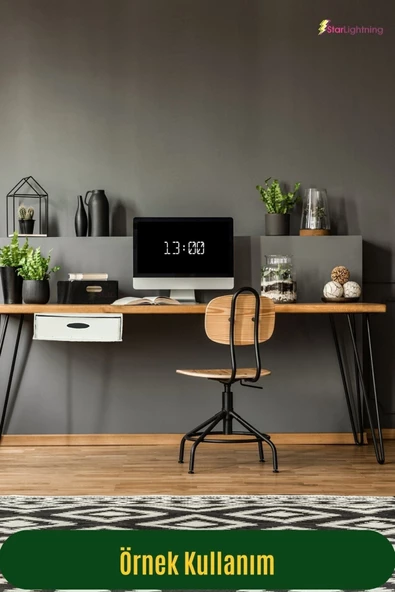 StarLightning Gizli Çekmece Organizer Masa Altı Saklama Kabı Beyaz Renk Model 2 - Resim 7