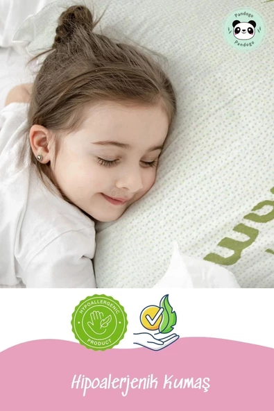 Pandogo Bambu Yastık Kılıfı Örme Kumaş Bambu Desen 50x70 Terletmeyen Minder Yastık Yüzü 6 Adet - 5