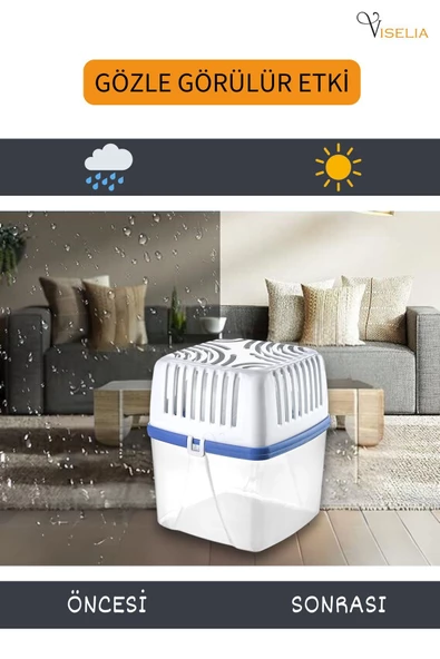 Viselia Nem Alıcı Cihaz 12 Adet 450 gr Rutubet Giderici Aparat Rutubet Önleyici Küf Engelleyici - Resim 8
