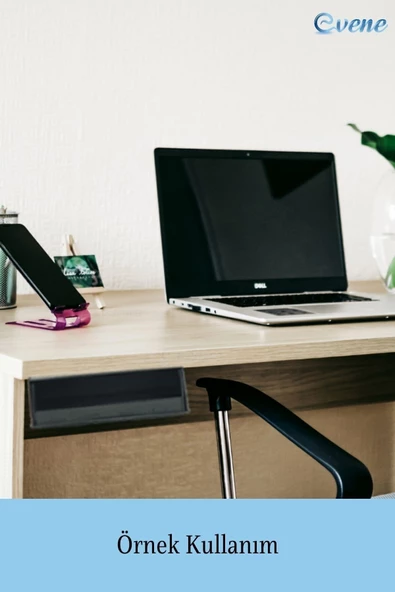 Evene Gizli Çekmece Organizer Masa Altı Saklama Kabı Siyah Renk Model 3 - Resim 3