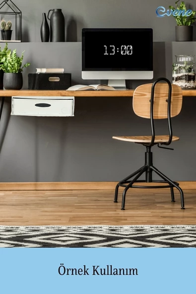 Evene Gizli Çekmece Organizer Masa Altı Saklama Kabı Beyaz Renk Model 2 - Resim 4