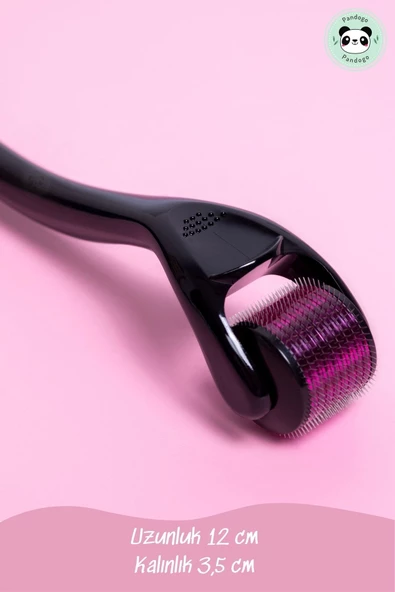 Pandogo Titanyum Iğneli Dermaroller Saç Çıkarma Tarağı Ince Uçlu 1 Mm - Resim 2