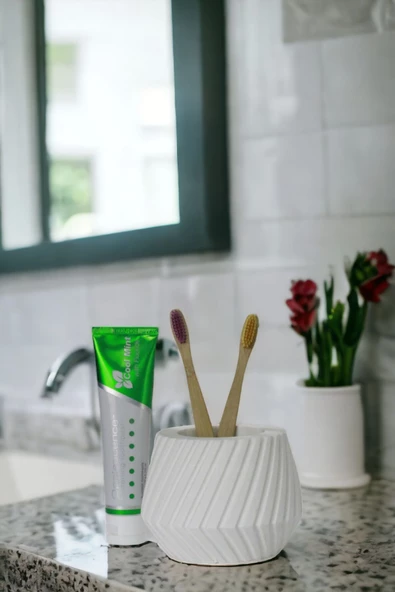 Star Master Diş Fırçası Kabı Diş Fırçalığı Fırçalık Beyaz Renk Model 21