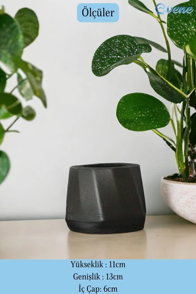 Evene Tezgah Üstü Kaşıklık Dekoratif Dik Kaşıklık Silindir Kaşıklık Siyah Renk Model 17 - Resim 2