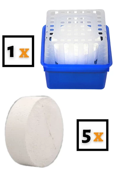 Viselia Nem Alıcı Set 1 Cihaz Ve 6 Adet Yedek Tablet Rutubet Giderici Önleyici Küf Engelleyici 6x450 gr ürün görseli 1