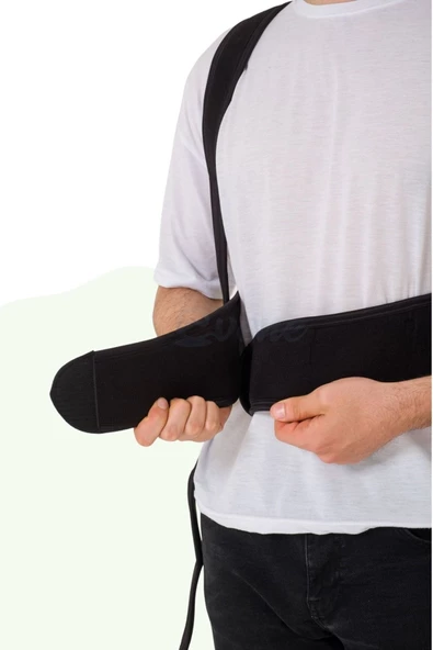 Evene Dik Duruş Korsesi Sırt Korsesi Manyetik Bel Korsesi Balenli Korse Medikal Korse Siyah Korse Model 2 - 7