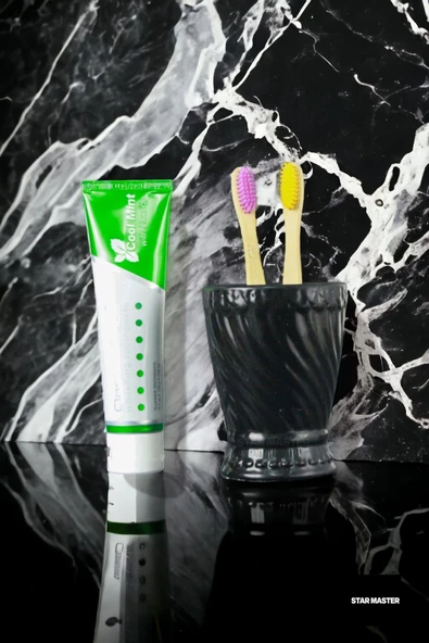 Star Master Diş Fırçası Kabı Diş Fırçalığı Fırçalık Siyah Renk Model 14 - Resim 2