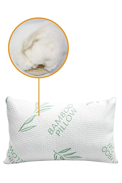 Viselia Yün Yastık Saf Doğal Uyku Yastığı Merinos Yünü Antialerjik 1500 gr Özel Çantalı