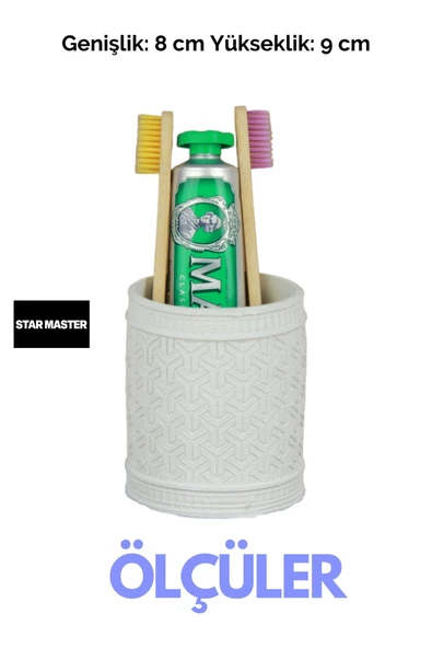 Star Master Diş Fırçası Kabı Diş Fırçalığı Fırçalık Model 4 - Resim 2