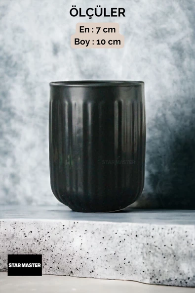 Star Master Diş Fırçası Kabı Diş Fırçalığı Fırçalık Siyah Renk Model 11 - Resim 3