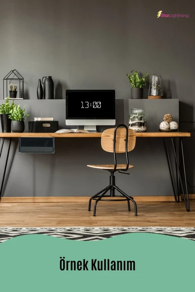 StarLightning Gizli Çekmece Organizer Masa Altı Saklama Kabı Siyah Renk Model 6 - Resim 7