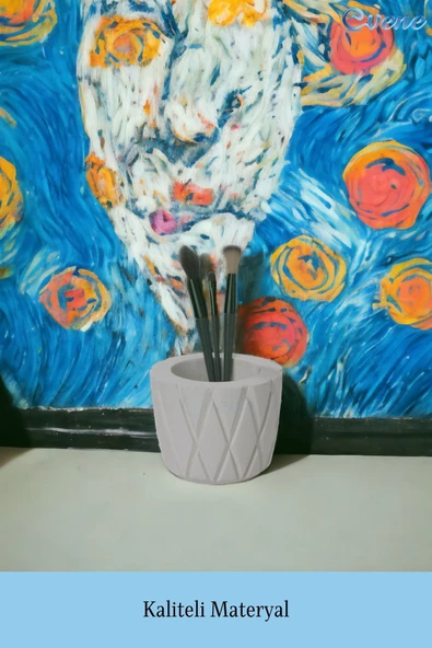 Evene Makyaj Organizeri Makyaj Fırçalığı Makyaj Organizer Düzenleyici Beyaz Renk Model 18 - Resim 4