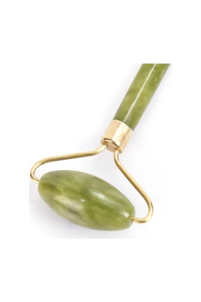 Evene Yüz Masaj Aleti Yüz Masaj Taşı Yeşim Taşı Face Roller Yüz Sıkılaştırıcı Jade Roller - 3