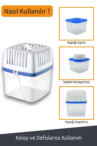 Viselia Nem Alıcı Cihaz 6 Adet 450 gr Rutubet Giderici Aparat Rutubet Önleyici Küf Engelleyici - Resim 7