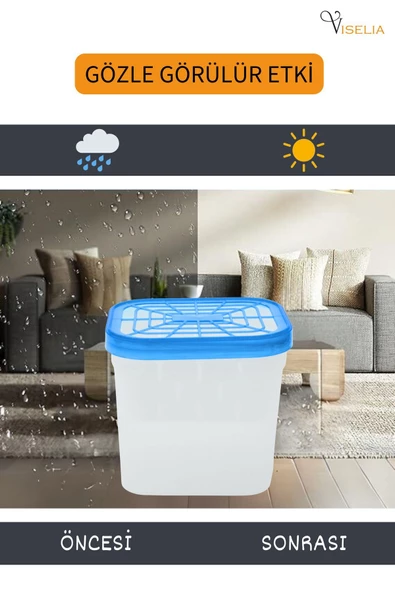 Viselia Nem Alıcı Cihaz 200 gr Rutubet Giderici Aparat Rutubet Önleyici Küf Engelleyici - Resim 8
