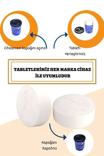 Viselia Nem Alıcı Yedek Tablet 24 Adet 450 Gr Rutubet Giderici Önleyici Küf Engelleyici - Resim 4