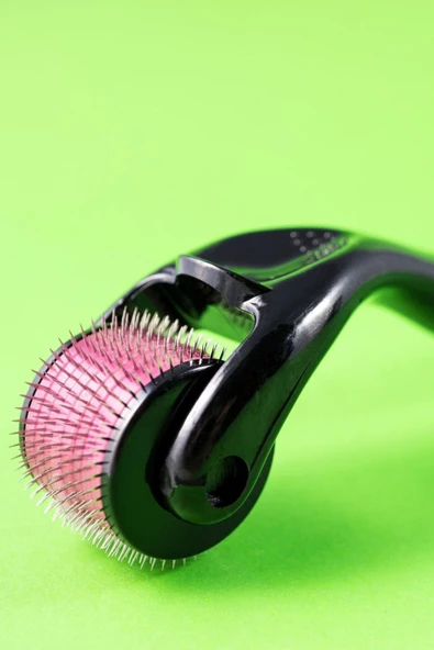 Pandogo Titanyum Iğneli Dermaroller Saç Çıkarma Tarağı Ince Uçlu 0,5 Mm - Resim 3