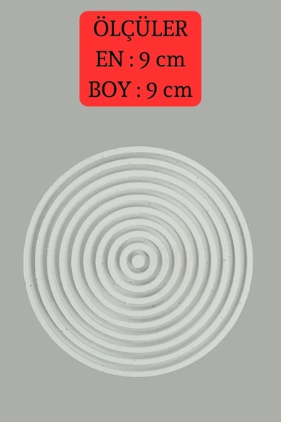 METAFOX Bardak Altlığı Beyaz 4 Adet Model 4 - 4