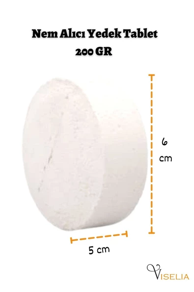 Viselia Nem Alıcı Yedek Tablet 24 Adet 450 Gr Rutubet Giderici Önleyici Küf Engelleyici - Resim 2