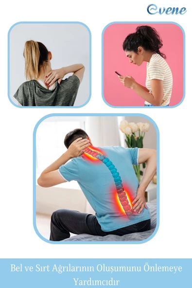 Evene Dik Duruş Korsesi Sırt Korsesi Dik Durmak İçin Korse Medikal Korse Çelik Korse Siyah Korse Model 3 - 3