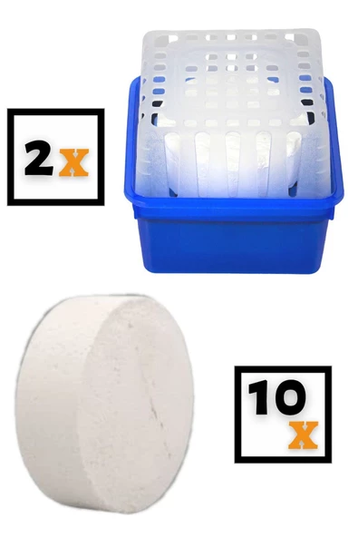 Viselia Nem Alıcı Set 2 Cihaz Ve 10 Adet Yedek Tablet Rutubet Giderici Önleyici Küf Engelleyici 12x450 Gr ürün görseli 1