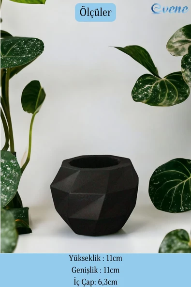 Evene Tezgah Üstü Kaşıklık Dekoratif Dik Kaşıklık Silindir Kaşıklık Siyah  Renk Model 20 - Resim 2