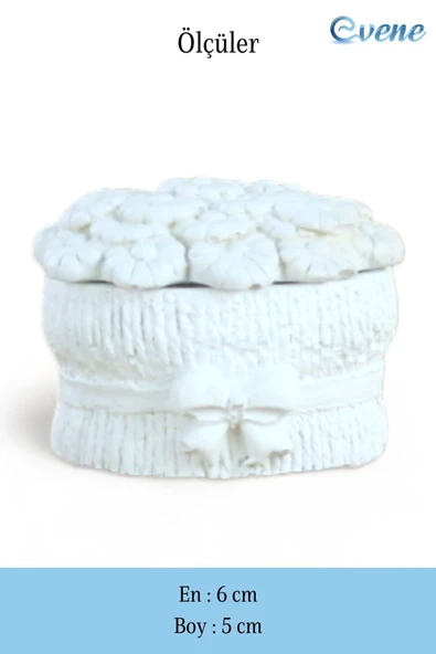 Evene Kapaklı Şekerlik Drajelik Şekerlik Model 19 - Resim 2