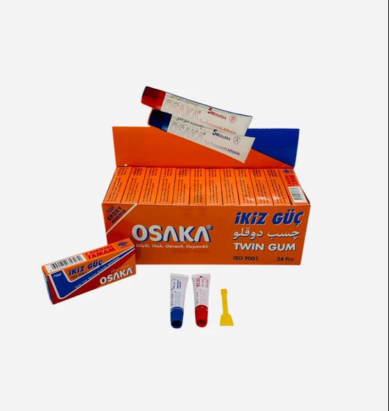 Osaka Çelik Yapıştırıcısı - İran Yapıştırıcı Çift Karışımlı 24 Adet