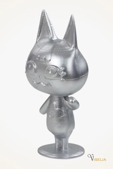 Viselia Dekoratif Küçük Kedi Biblo Heykel El Yapımı Hediyelik Süs Eşyası Sevimli Model Tasarım Ürünü ürün görseli 1