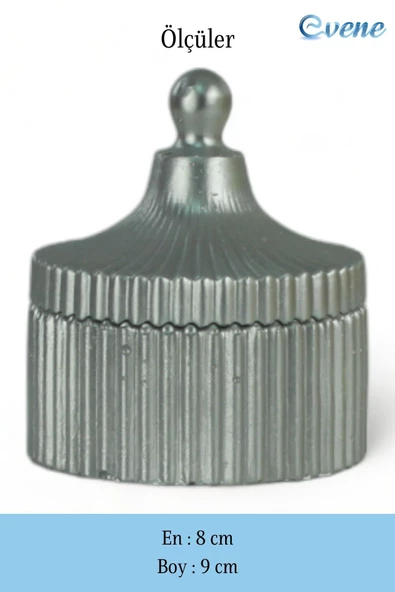 Evene Kapaklı Şekerlik Drajelik Şekerlik Model 15 - Resim 2