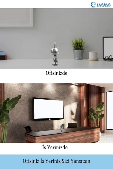 Evene Biblo Dekoratif Obje Heykel Biblo Dekoratif Süs Eşyası Model 26 Kedi Biblo - Resim 8