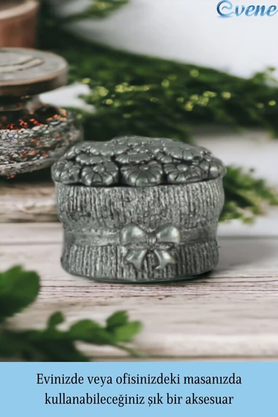 Evene Kapaklı Şekerlik Drajelik Şekerlik Model 19 - Resim 4