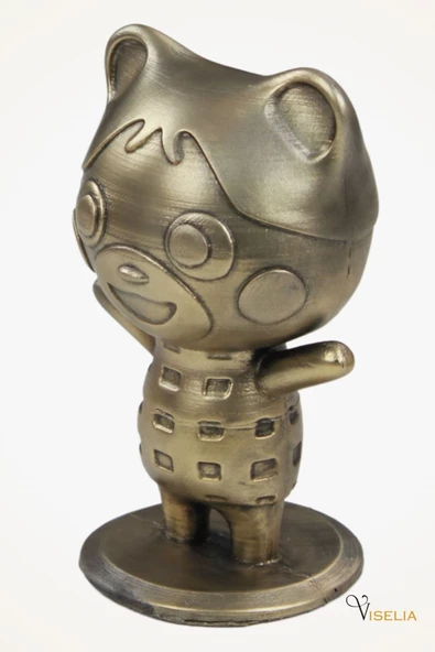 Viselia Dekoratif Küçük Ayı Biblo Heykel El Yapımı Hediyelik Süs Eşyası Sevimli Model Tasarım Ürünü ürün görseli 1