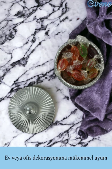 Evene Kapaklı Şekerlik Drajelik Şekerlik Model 15 - Resim 3